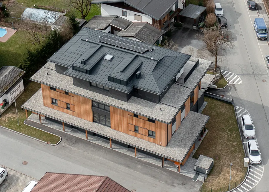 spenglerarbeit, dach - wohnhaus st. johann, salzburgerland